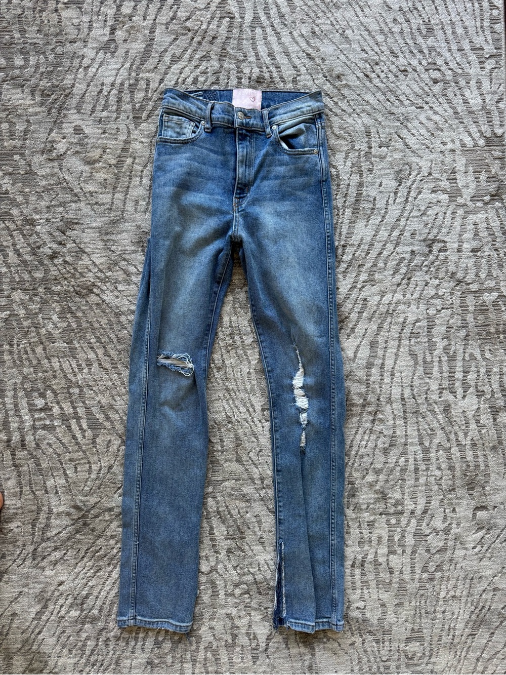 Revice Uptown “Hello Lover” Distressed Jeans